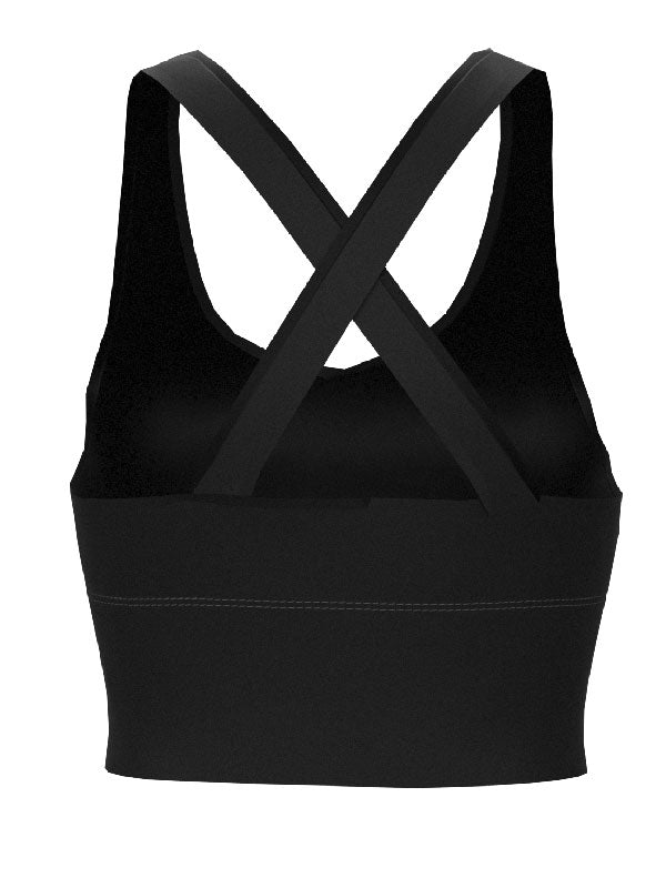 Crop Top Black Mujer