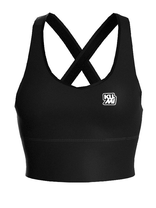 Crop Top Black Mujer