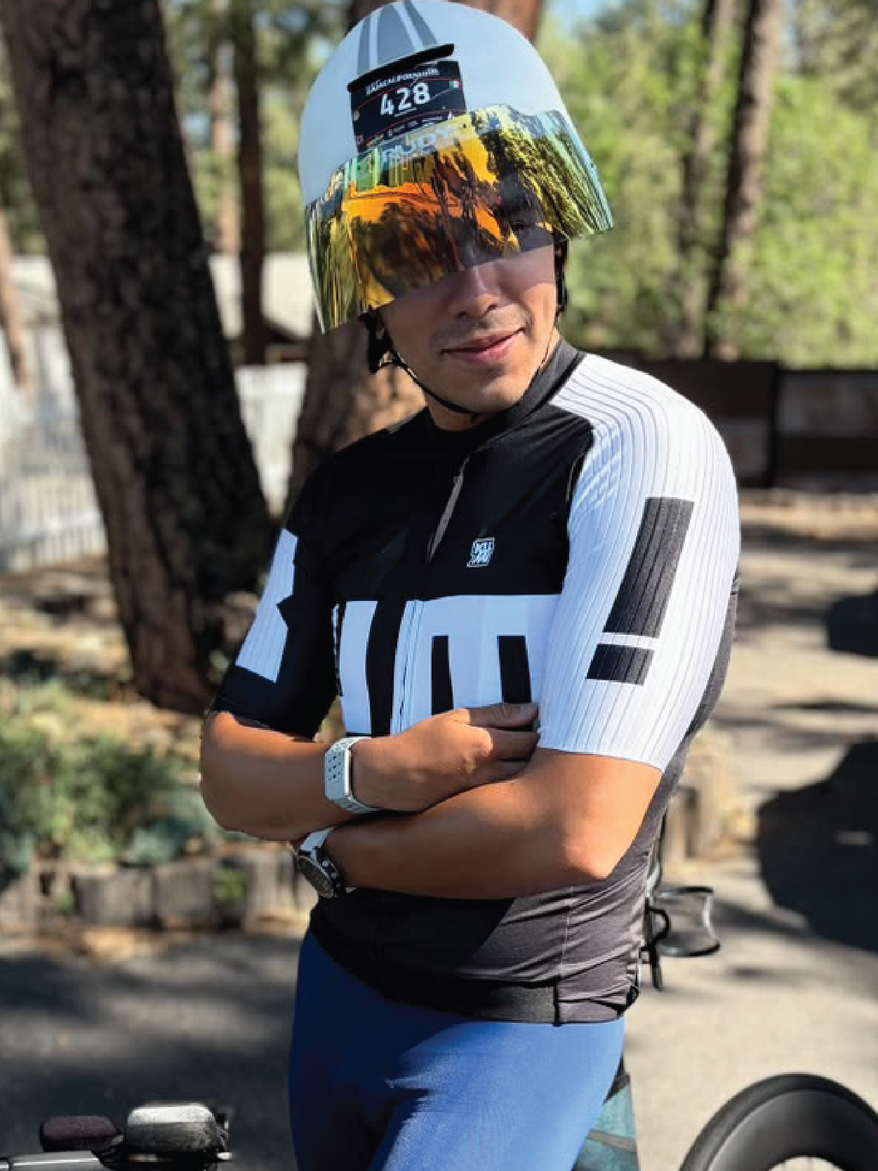 Men's Cycling Jersey Swings Pro Bold Type