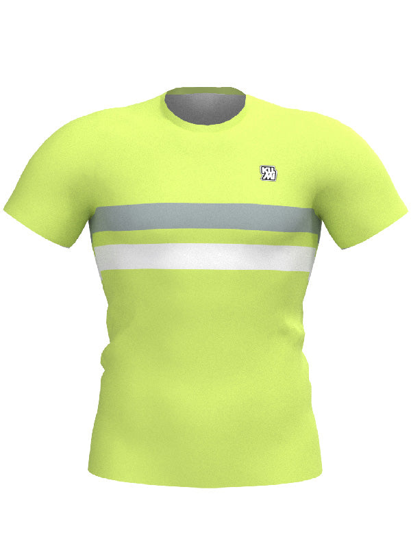 Men's Lime Lines Running T-Shirt