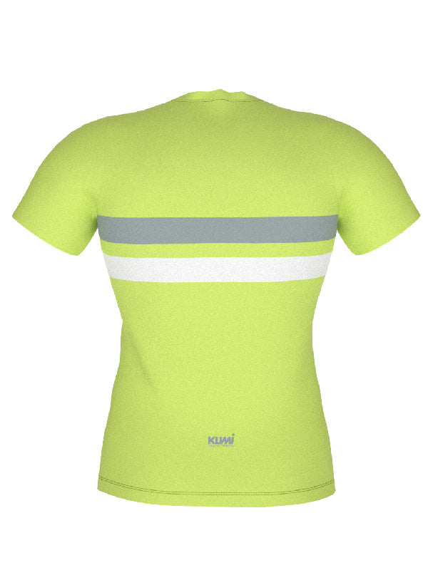 Men's Lime Lines Running T-Shirt