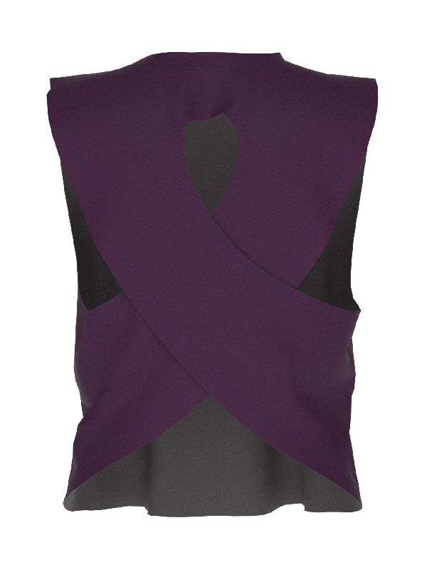 Running Top AeroFlow Dark Purple Mujer