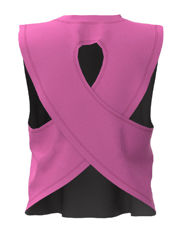 Running Top AeroFlow Pink Fuchsia Mujer