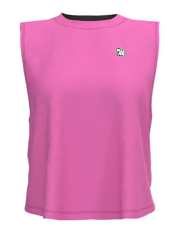 Running Top AeroFlow Pink Fuchsia Mujer