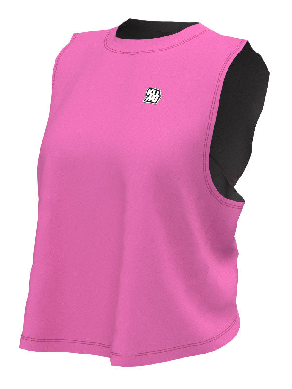 Running Top AeroFlow Pink Fuchsia Mujer