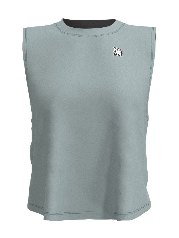 Running Top AeroFlow Light Gray Mujer