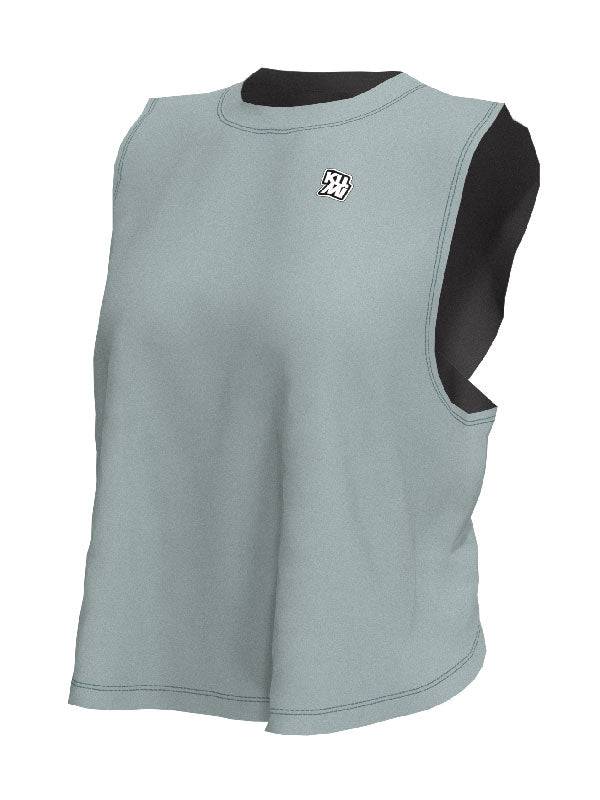 Running Top AeroFlow Light Gray Mujer