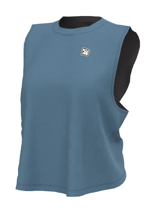 Running Top AeroFlow Slate Blue Mujer