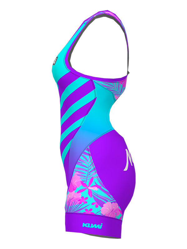 PALM Bluish Women's Trisuit - Technology and Elegance for Competition