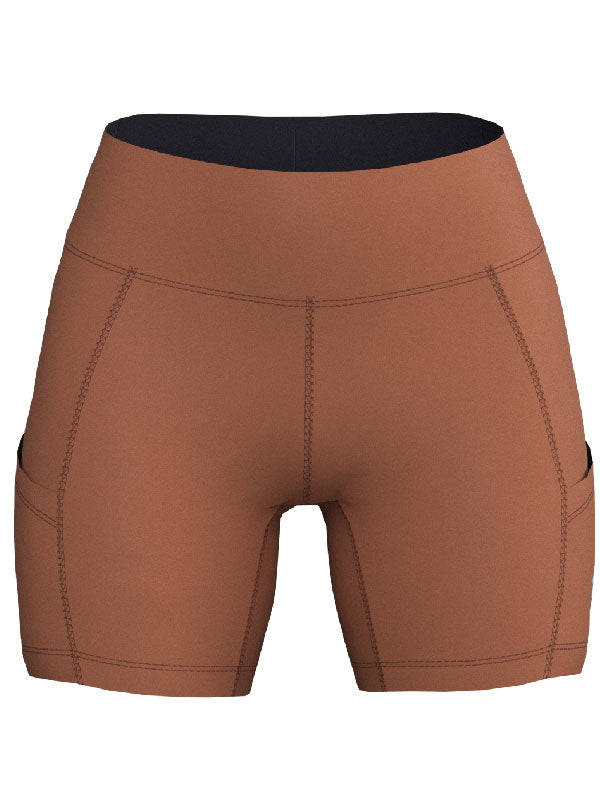 Leggings Cortos Terracota Rush Mujer