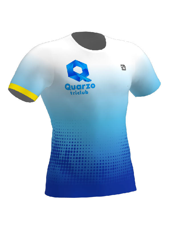 Playera Running MC Quarzo TriClub Hombre